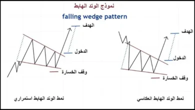 نماذج الوتد الهابط