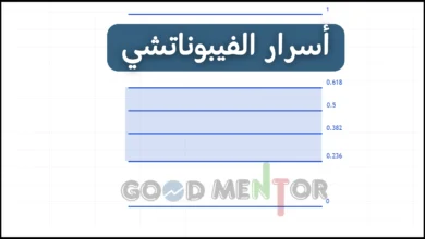 صورة توضح نسب الفيبوناتشي السعرية