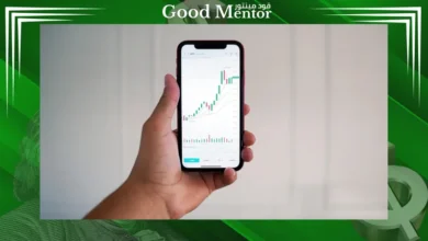 دليلك لأختيار وسيط تداول موثوق هاتف محمول يوضح الرسم البياني وسيط تداول