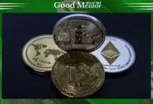 صورة توضح بعض العملات الرقمية